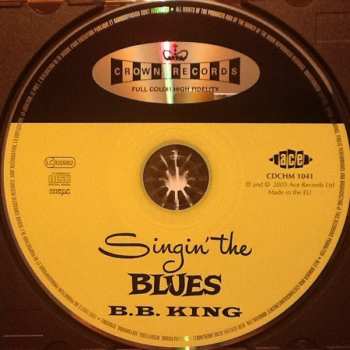 CD B.B. King: Singin' The Blues