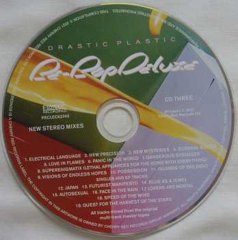 4CD/2DVD/Dobozkészlet Be Bop Deluxe: Drastic Plastic LTD | DLX