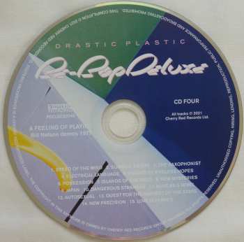 4CD/2DVD/Dobozkészlet Be Bop Deluxe: Drastic Plastic LTD | DLX