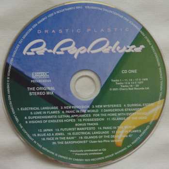 4CD/2DVD/Dobozkészlet Be Bop Deluxe: Drastic Plastic LTD | DLX