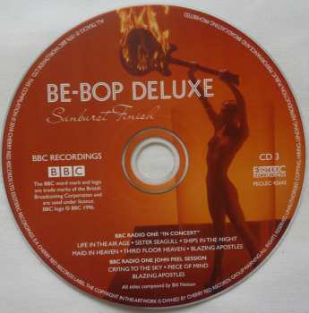 3CD/DVD/Dobozkészlet Be Bop Deluxe: Sunburst Finish LTD | DLX