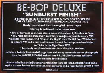 3CD/DVD/Dobozkészlet Be Bop Deluxe: Sunburst Finish LTD | DLX