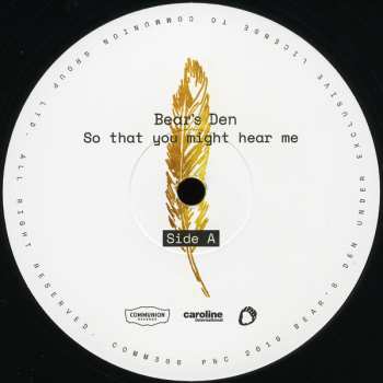 LP Bear's Den: So That You Might Hear Me