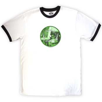 Merch Beastie Boys: The Beastie Boys Unisex Ringer T-shirt: Record Label (white) (back Print) (small) S