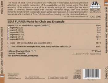 CD Beat Furrer: Works For Choir And Ensemble