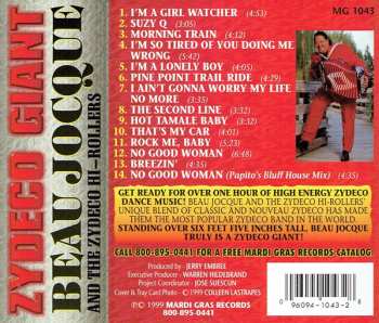 CD Beau Jocque & The Zydeco Hi-Rollers: Zydeco Giant