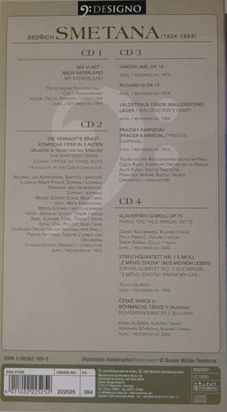 4CD/Dobozkészlet Bedřich Smetana: Bedřich Smetana
