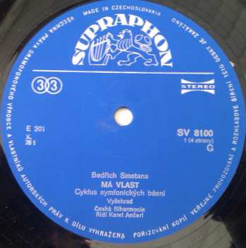 2LP/Dobozkészlet Bedřich Smetana: Má Vlast (My Country) (2xLP - 76/2)