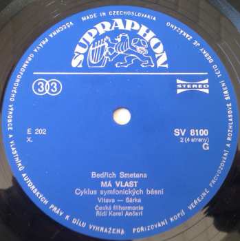 2LP/Dobozkészlet Bedřich Smetana: Má Vlast (My Country) (2xLP - 76/2)