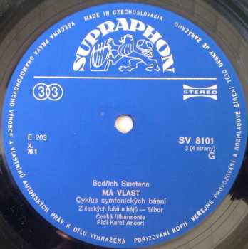 2LP/Dobozkészlet Bedřich Smetana: Má Vlast (My Country) (2xLP - 76/2)
