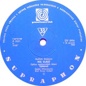 2LP Bedřich Smetana: Má Vlast