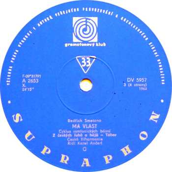 2LP Bedřich Smetana: Má Vlast