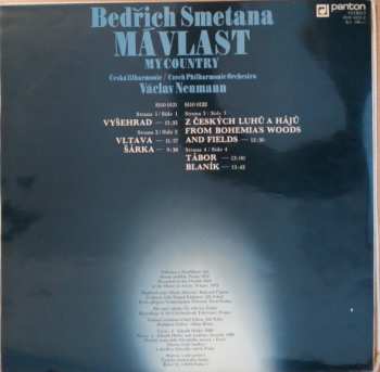 2LP The Czech Philharmonic Orchestra: Má Vlast = My Country