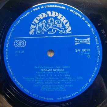 3LP/Dobozkészlet Bedřich Smetana: Prodaná Nevěsta