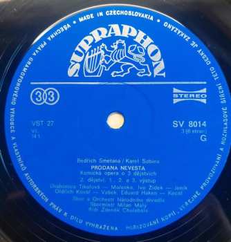 3LP/Dobozkészlet Bedřich Smetana: Prodaná Nevěsta
