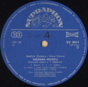 3LP/Dobozkészlet Bedřich Smetana: Prodaná Nevěsta