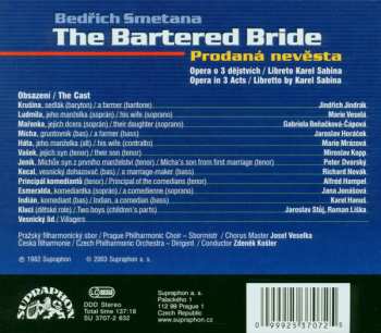2CD The Czech Philharmonic Orchestra: The Bartered Bride - Opera In 3 Acts