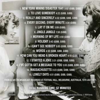 CD Bee Gees: Melbourne 1971