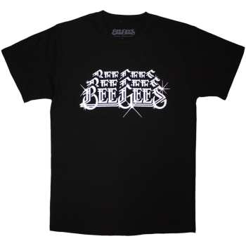 Merch Bee Gees: Póló Stacked Logo Bee Gees
