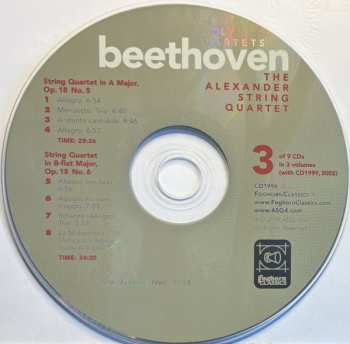 9CD/Dobozkészlet Ludwig van Beethoven: The Complete String Quartets
