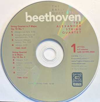 9CD/Dobozkészlet Ludwig van Beethoven: The Complete String Quartets
