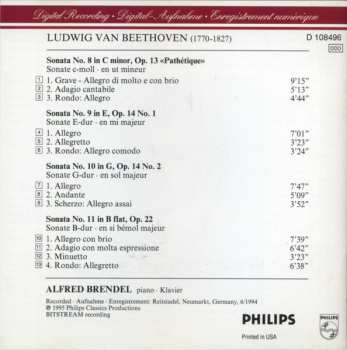 CD Ludwig van Beethoven: Piano Sonatas = Klaviersonaten Op.13 «Pathétique» / Op.14 Nos.1 & 2 / Op.22