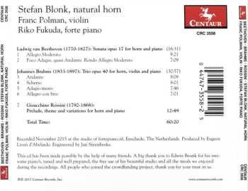 CD Ludwig van Beethoven: Beethoven, Brahms, Rossini