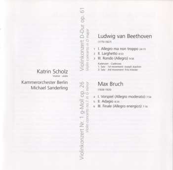 CD Ludwig van Beethoven: Violinkonzerte = Violin Concertos