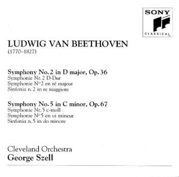 CD Ludwig van Beethoven: Symphonies No. 2 & No. 5