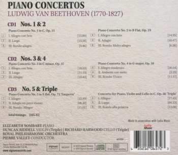 3CD/Dobozkészlet Ludwig van Beethoven: Piano Concertos