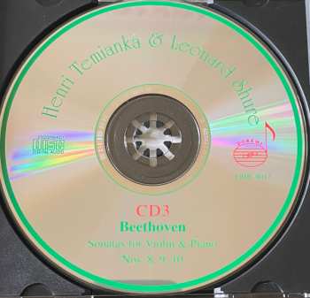 3CD/Dobozkészlet Ludwig van Beethoven: 10 Sonatas For Violin & Piano (Live At The Library Of Congress 1946)