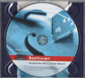 3CD Ludwig van Beethoven: Symphonies Nos. 1-4, 7 and 8