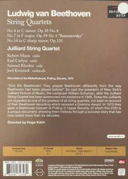 DVD Ludwig van Beethoven: String Quartets Op.18 No.4 . Op.59 No.1 . Op.131