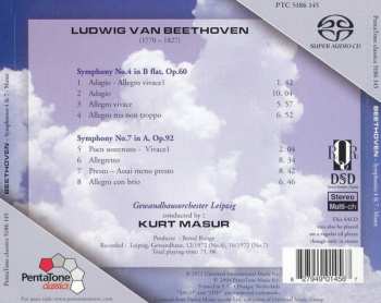 SACD Ludwig van Beethoven: Symphonies Nos. 4 & 7