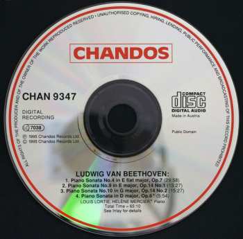 CD Ludwig van Beethoven: The Piano Sonatas Op. 6 . Op. 7 . Op. 14 Nos. 1 . 2