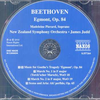 CD Ludwig van Beethoven: Egmont, Op. 84