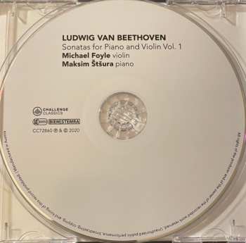 CD Ludwig van Beethoven: Sonatas For Piano And Violin  Vol.1
