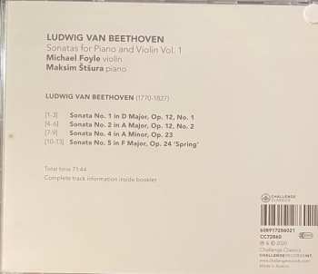 CD Ludwig van Beethoven: Sonatas For Piano And Violin  Vol.1