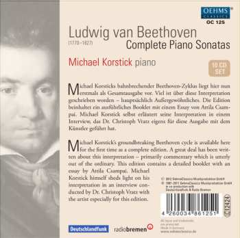 10CD/Dobozkészlet Ludwig van Beethoven: Complete Piano Sonatas