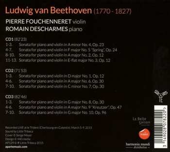3CD/Dobozkészlet Ludwig van Beethoven: Complete Sonatas For Piano & Violin