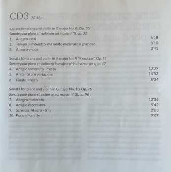 3CD/Dobozkészlet Ludwig van Beethoven: Complete Sonatas For Piano & Violin