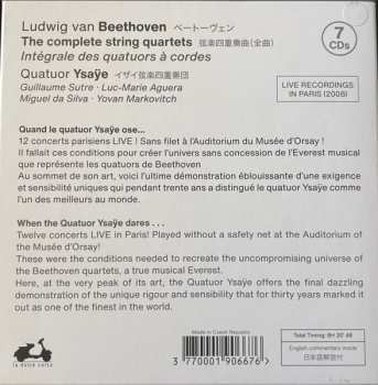 7CD/Dobozkészlet Ludwig van Beethoven: The Complete String Quartets
