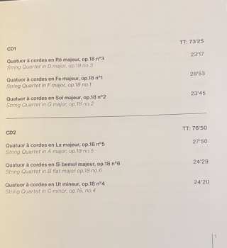 7CD/Dobozkészlet Ludwig van Beethoven: The Complete String Quartets