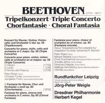 CD Ludwig van Beethoven: Tripelkonzert - Chorfantasie