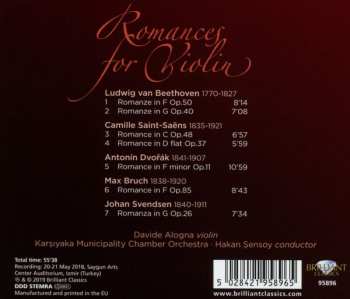 CD Antonín Dvořák: Romances For Violin