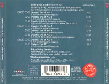 3CD Ludwig van Beethoven: The Early String Quartets: Op. 18 Nos. 1-6 • Quintet Op. 29 • Quartet Op. 14 No. 1