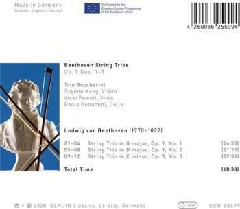 CD Ludwig van Beethoven: String Trios Op. 9 Nos. 1-3