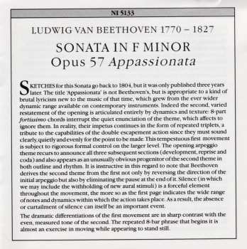 CD Ludwig van Beethoven: Sonatas Appassionata And Les Adieux / Eroica Variations