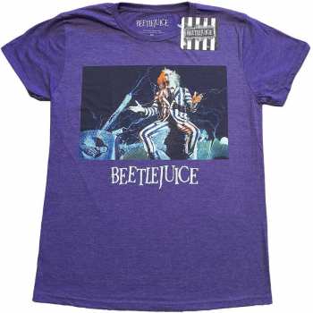 Merch Beetlejuice: Póló Sitting On A Tombstone 