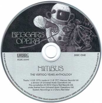2CD Beggars Opera: Nimbus - The Vertigo Years Anthology